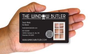 Window Cleaning Business Card Example